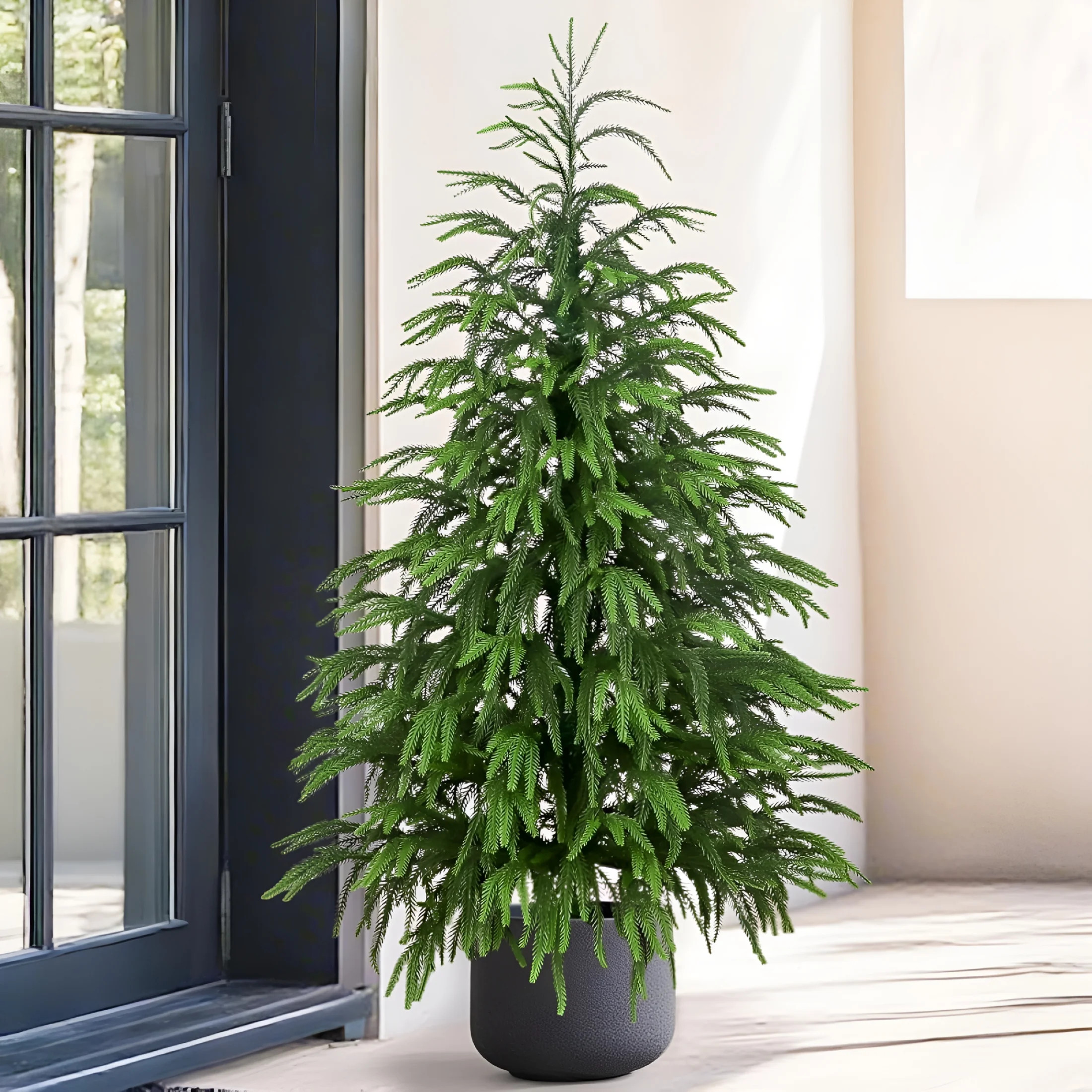 XIBUFE 2026 New Christmas Decorations-2-Foot Christmas Artificial Norfolk Pine Tree for Front Por... | Walmart (US)