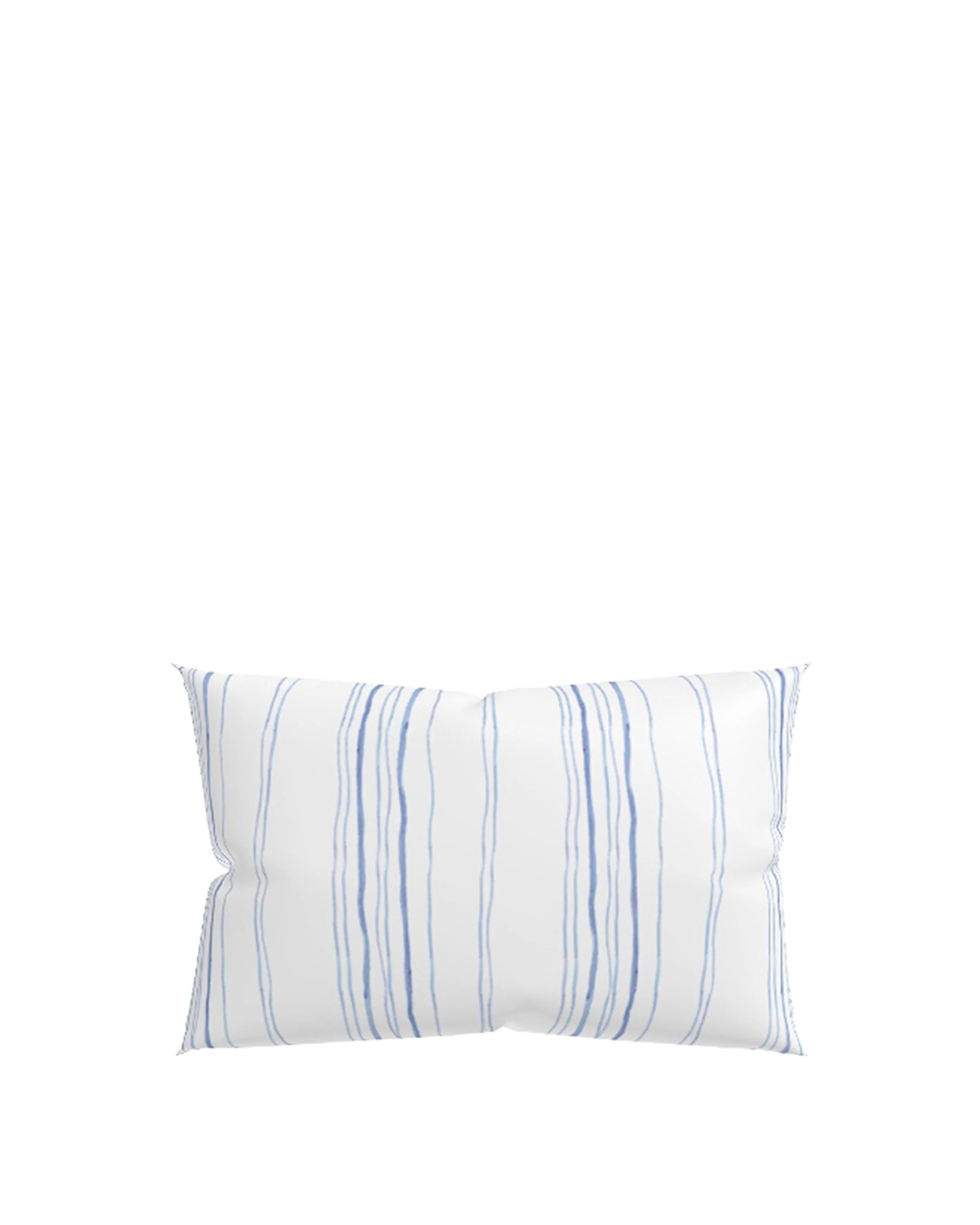 Striped Throw Pillow in Blue | Sweet Pea and Whimsy