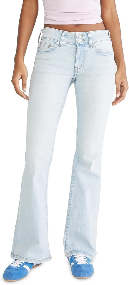 Aeropostale Womens Low Rise Flare Jean | Amazon (US)