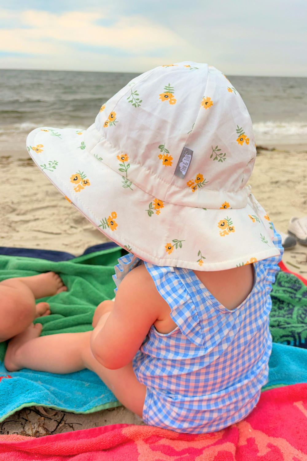Beach day with baby