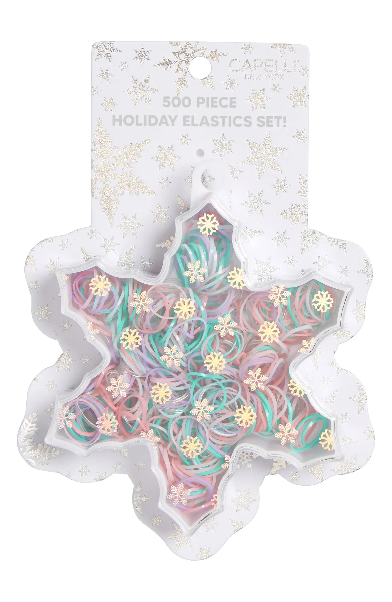 Holiday Ornament Set of 500 Mini Ponytail Holders | Nordstrom