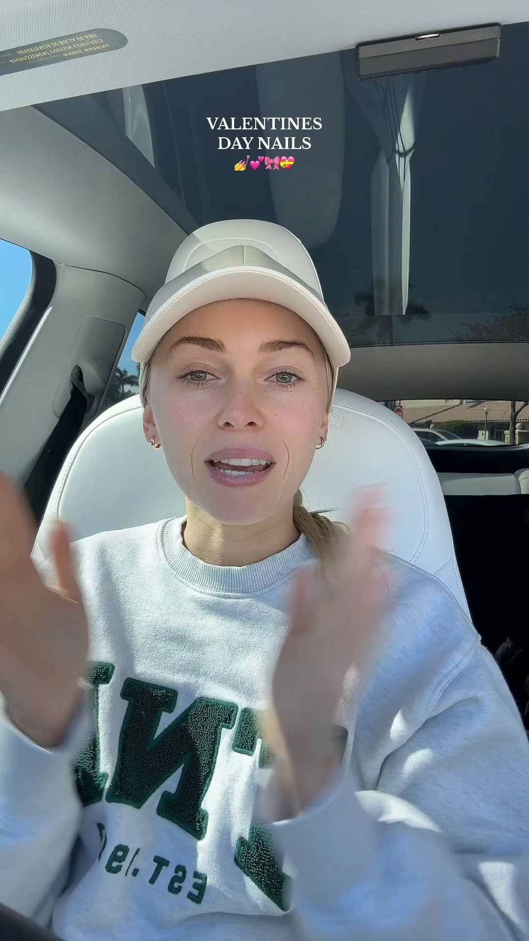 Love my valentines nails 💅💕🎀💝 

#LTKbeauty #LTKMostLoved #LTKVideo