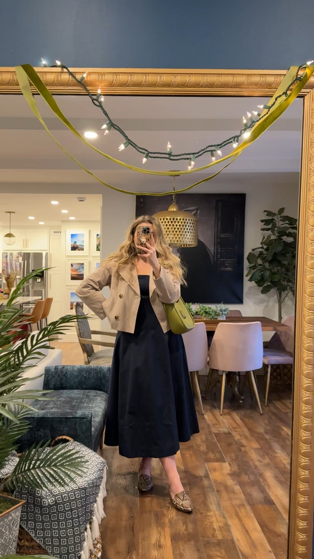 Madewell Insiders Event. Everything 25% off! Wearing a large in the cropped trench and a 10 in the dress. Spring outfits 2026, spring dress, spring dresses, easter dress women  

 #LTKootd #LTKSeasonal #LTKMidsize