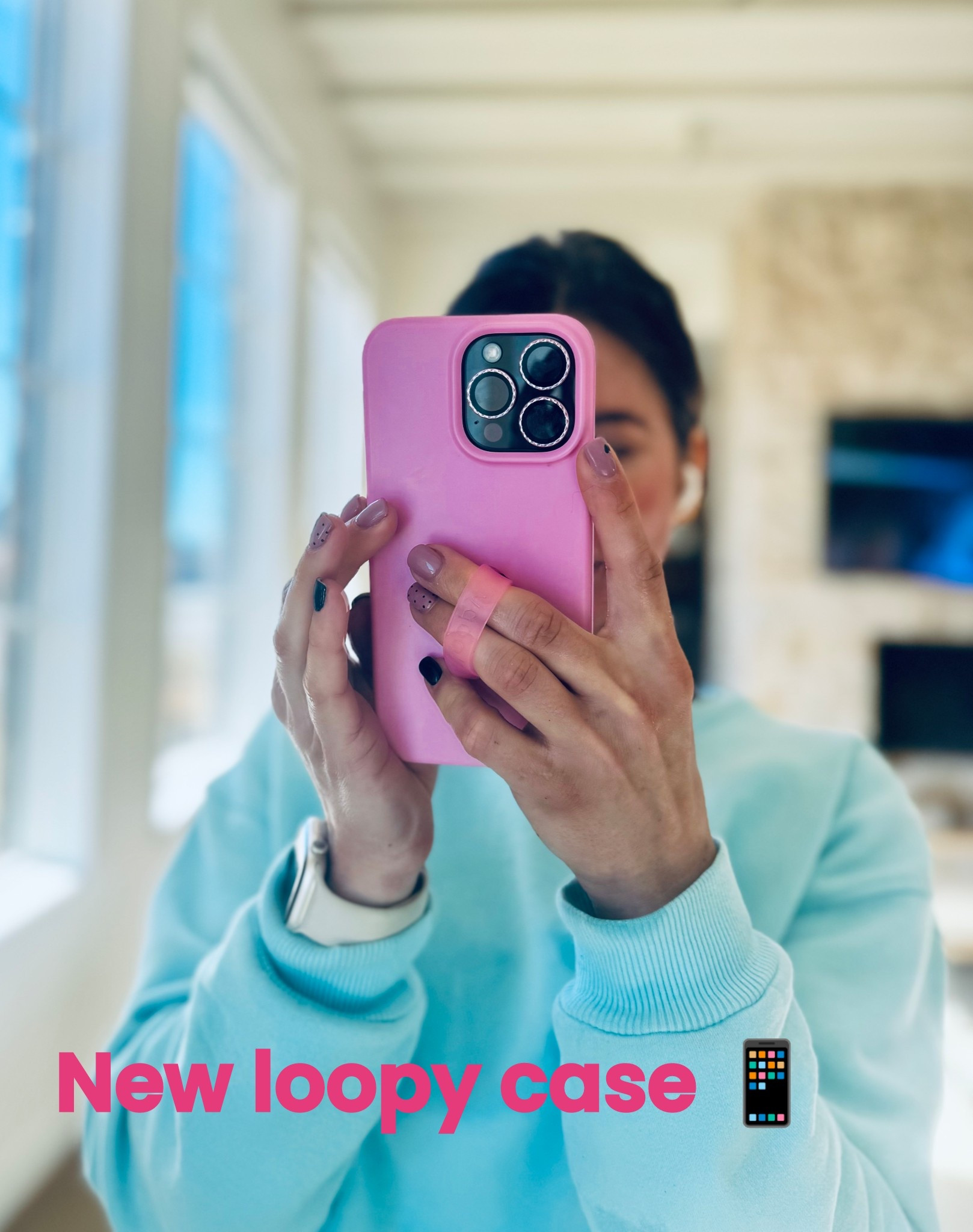Berry pink + built-in grip = obsessed. 💗
This loopy case is cute, secure, and mom-proof. 