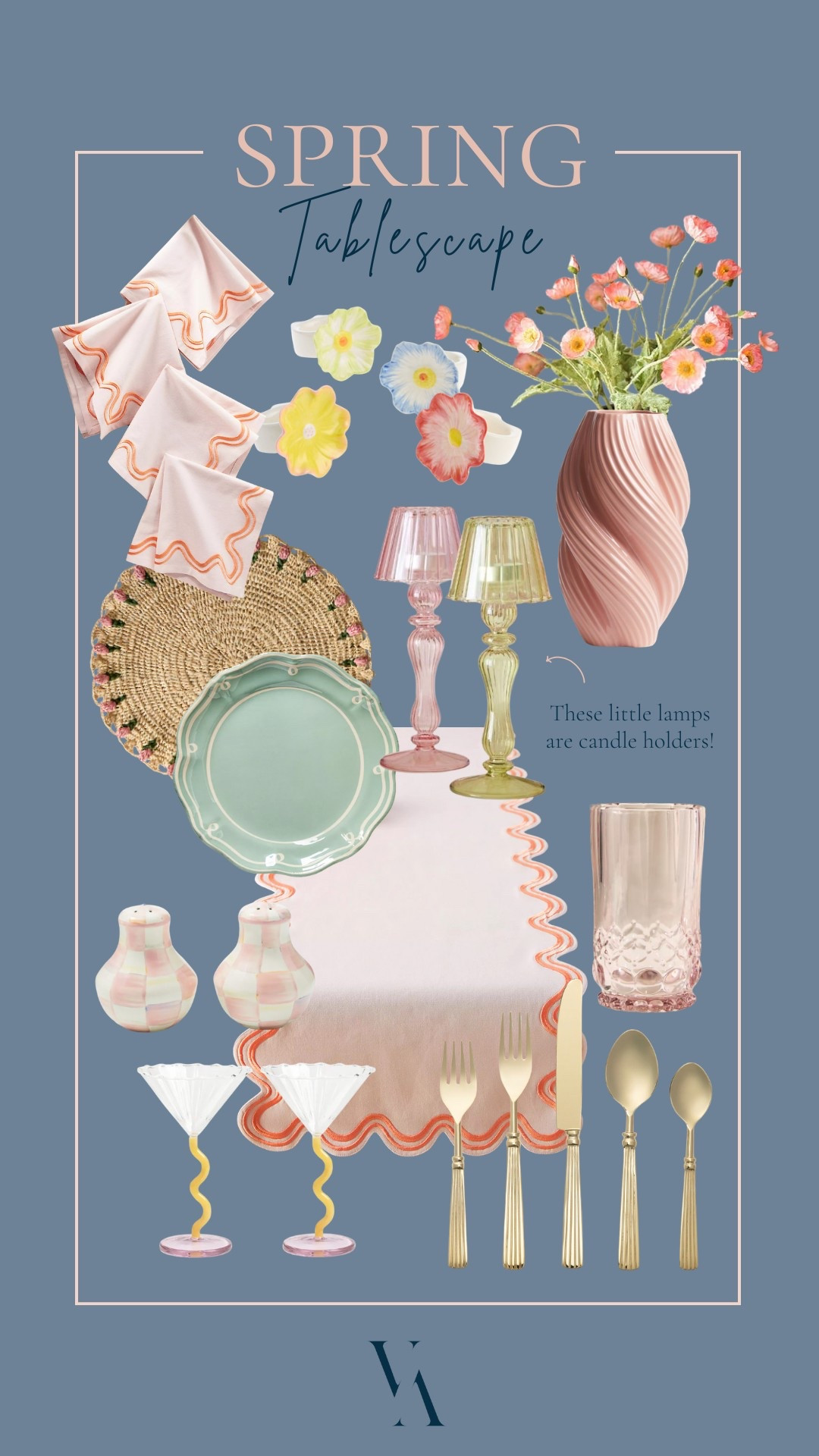 Spring tablescape idea