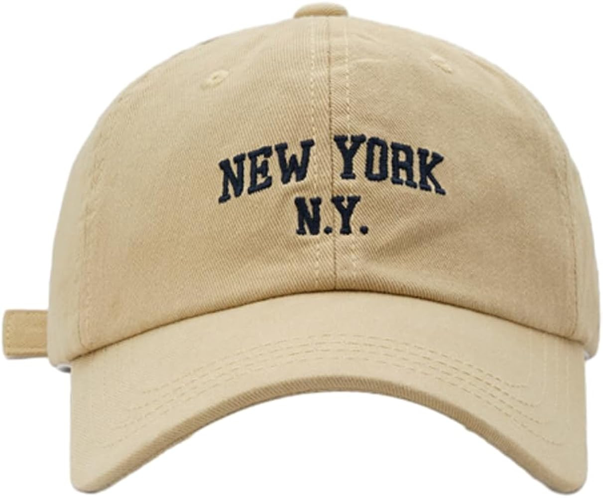 Top Baseball Caps for Women-Men Outdoor Baseball Hats New York Golf Sports Hat Curved-Brim UV Pro... | Amazon (US)