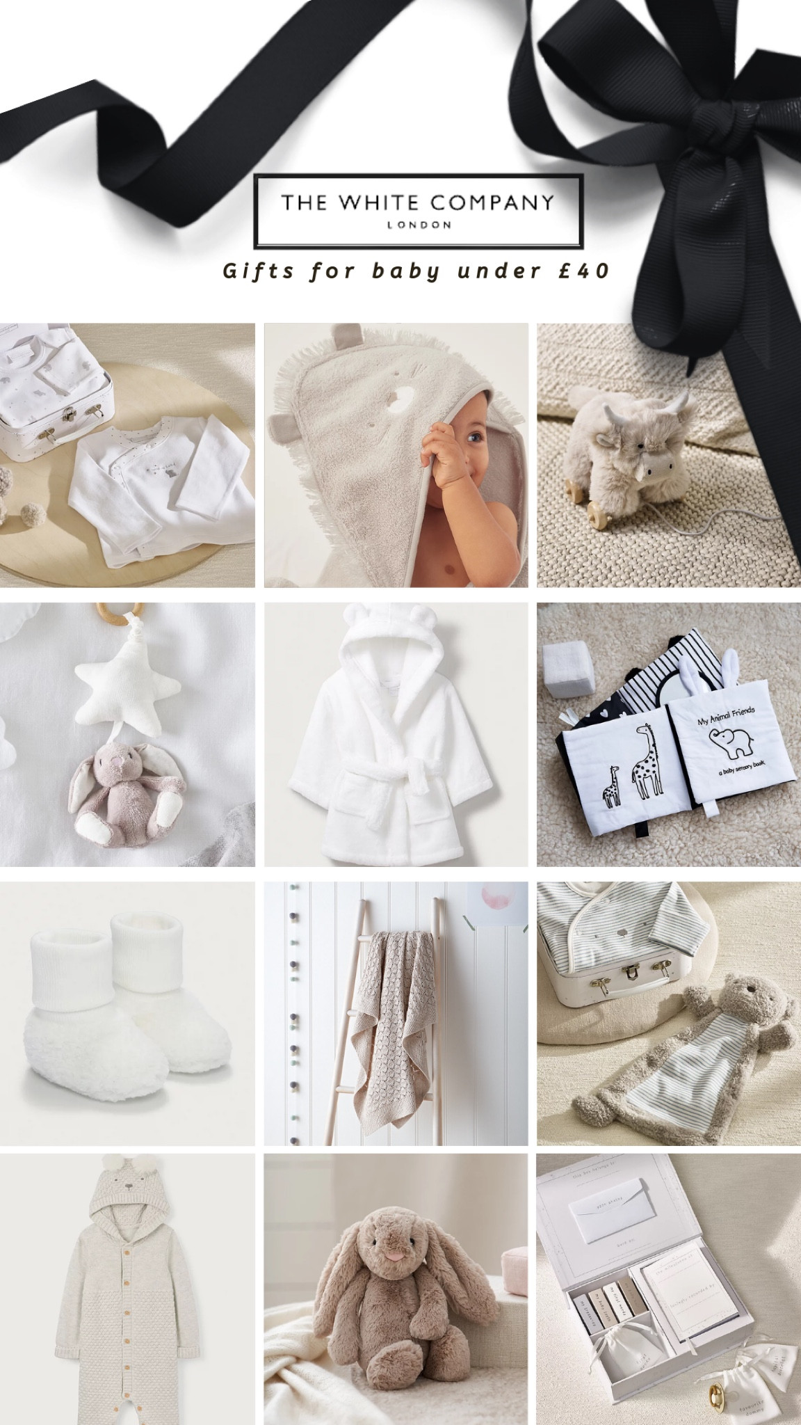 The White Company gifts for a new baby under £40 

White company, gift guide, stocking filler, newborn, new baby 

#LTKkids #LTKgiftguide #LTKCyberWeek