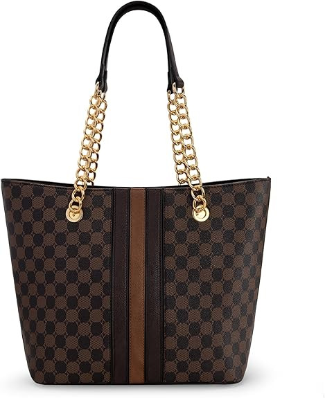 Montana West Tote Bag for Women Chain Top-handle Handbags | Amazon (US)