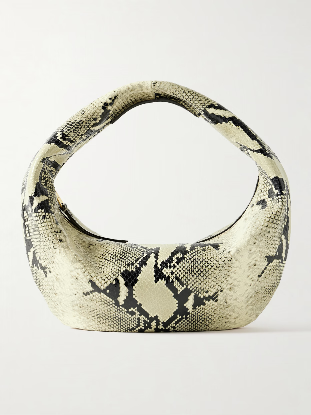 KHAITE - Olivia Medium Snake-effect Leather Tote - Animal print | NET-A-PORTER (US)