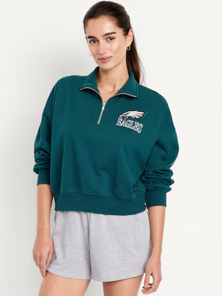 NFL™ Philadelphia Eagles Half-Zip Sweatshirt | Old Navy (US)
