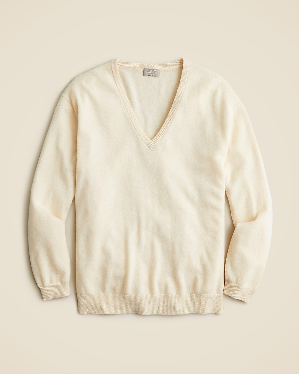 Cashmere relaxed V-neck sweater | J. Crew US