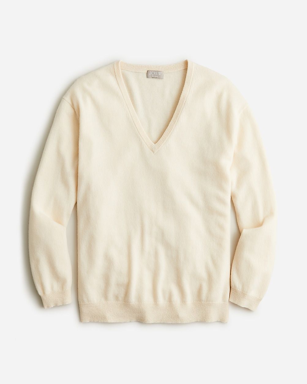 Cashmere relaxed V-neck sweater | J.Crew US