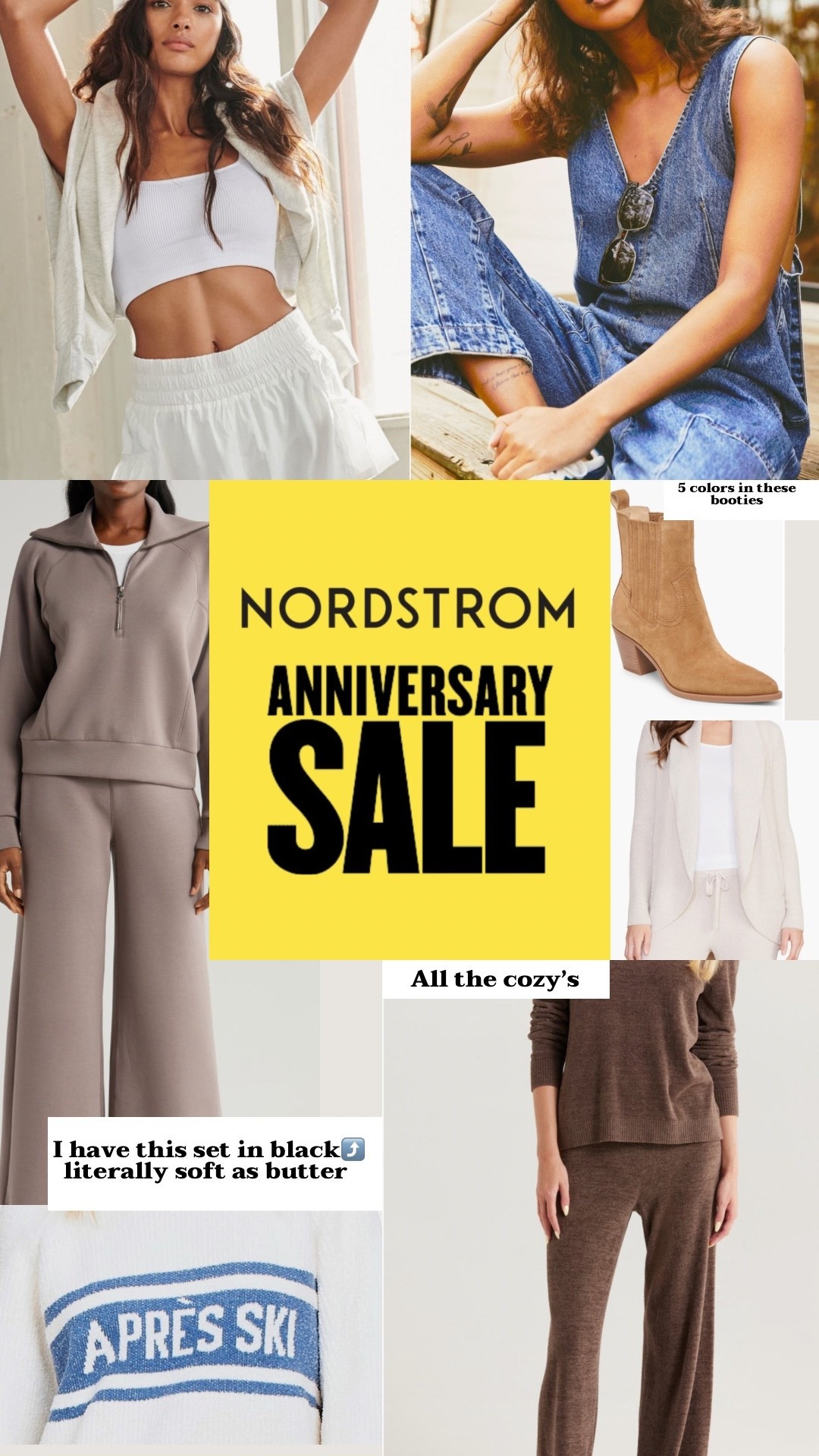 My Nordstrom Sale order!

If you’re a cozy girl like me, then this is for you! 

It took me yearsss to finally try the Spanx Air Essentials set but let me tell you, it is the softest thing you’ll ever put on your body. I own the black but love this smoke color for fall and the blue is also on the #Nsale

These booties are so classic and I have them in the chocolate brown too. 



#LTKSaleAlert