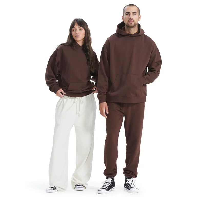 No Boundaries All Gender Oversize Hoodie Sweatshirt, Men's Sizes XS - 3XL | Walmart (US)