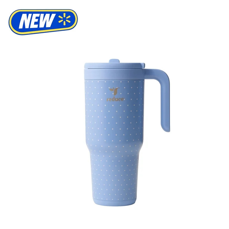 Reduce 34oz Chiller Go Travel Tumbler with Travel Handle, Lid & Flip Up Straw, Insulated Stainles... | Walmart (US)