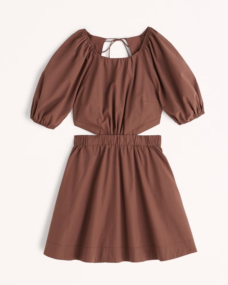 Women's High-Neck Open Back Mini Dress | Women's Dresses & Jumpsuits | Abercrombie.com | Abercrombie & Fitch (US)