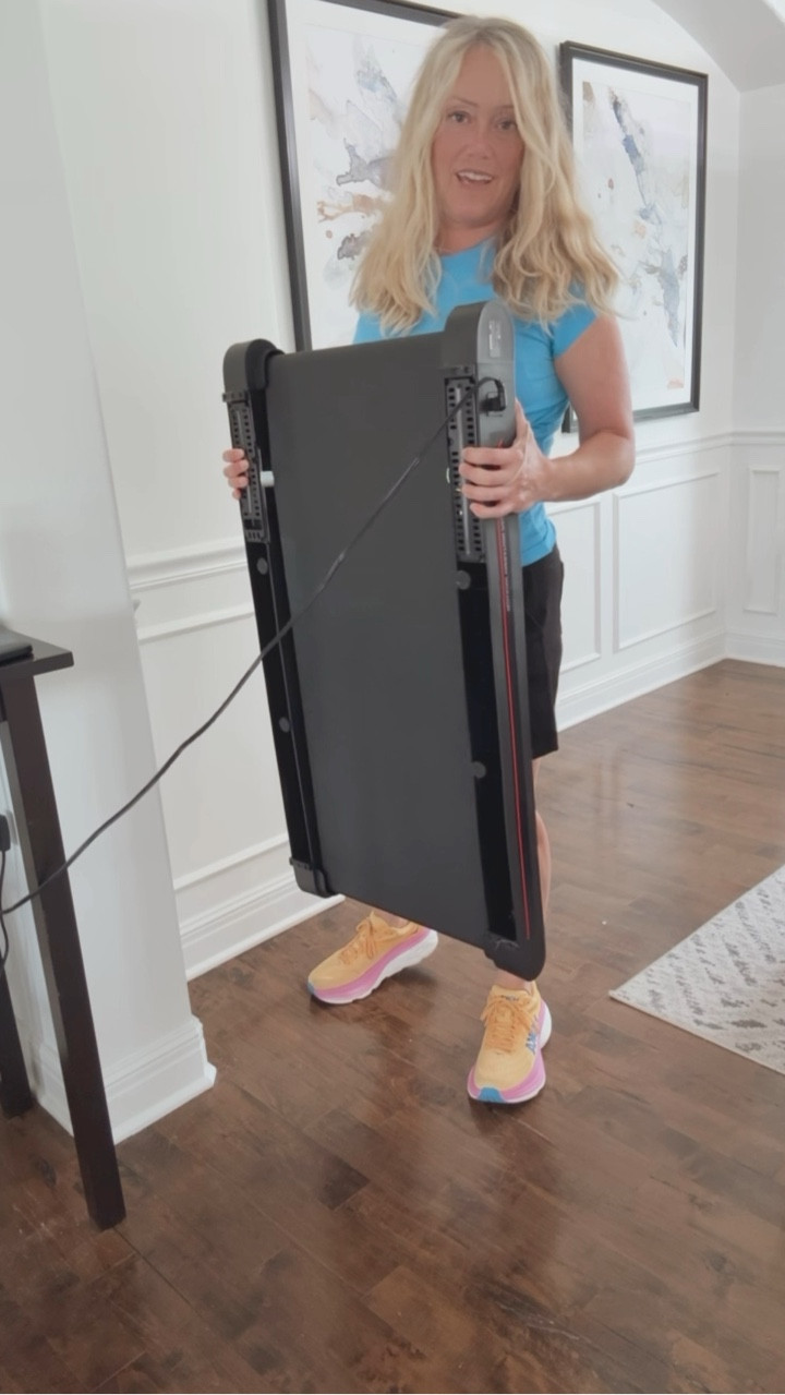 Walking vibration pad. Great for under desk. Great to walk on to get your steps in during Zoom meetings or watching TV or reading a book. I’ve used it during two hours zoom meetings. You can control it with the remote control. It is lightweight and very portable to slide under the couch when you’re done it also vibrates to kind of massage your muscles and it vibrates on different speeds if you want a little bit or a lot. It has over 6000 amazing reviews on Amazon. #walkingpad #treadmill

#LTKActive #LTKHome #LTKWedding