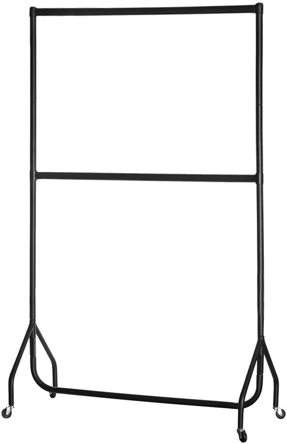 Shopfitting Warehouse Heavy Duty Two Tier Clothes Rail 4ft Wide, Black | Amazon (UK)