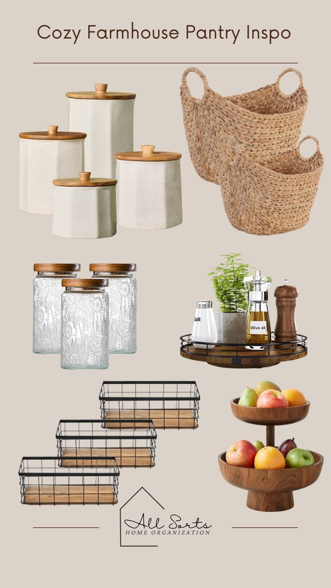 Cozy farmhouse pantry organization 

#LTKHome