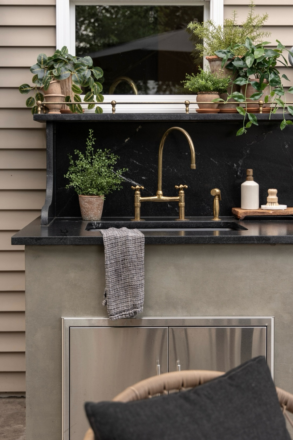 To all my faux outdoor plant people... I get it now 🫶

If you had told me I’d use faux plants outdoors, I would have said “over my dead body”... and yet, here we are 😂 This area was impossible to keep real plants alive. I decided to give faux plants a try, and I’ve got to say, I don’t hate it 😍

Are you team faux plants or team real plants?

#LTKFindsUnder50 #LTKFindsUnder100 #LTKHome