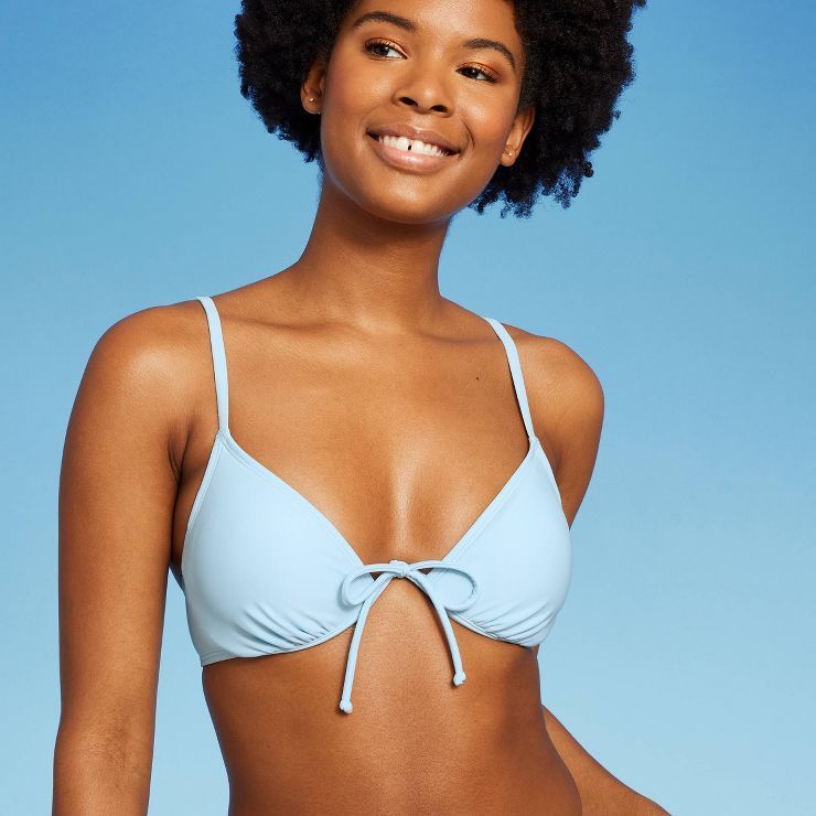 Women's Tie Detail Underwire Bikini Top - Wild Fable™ | Target