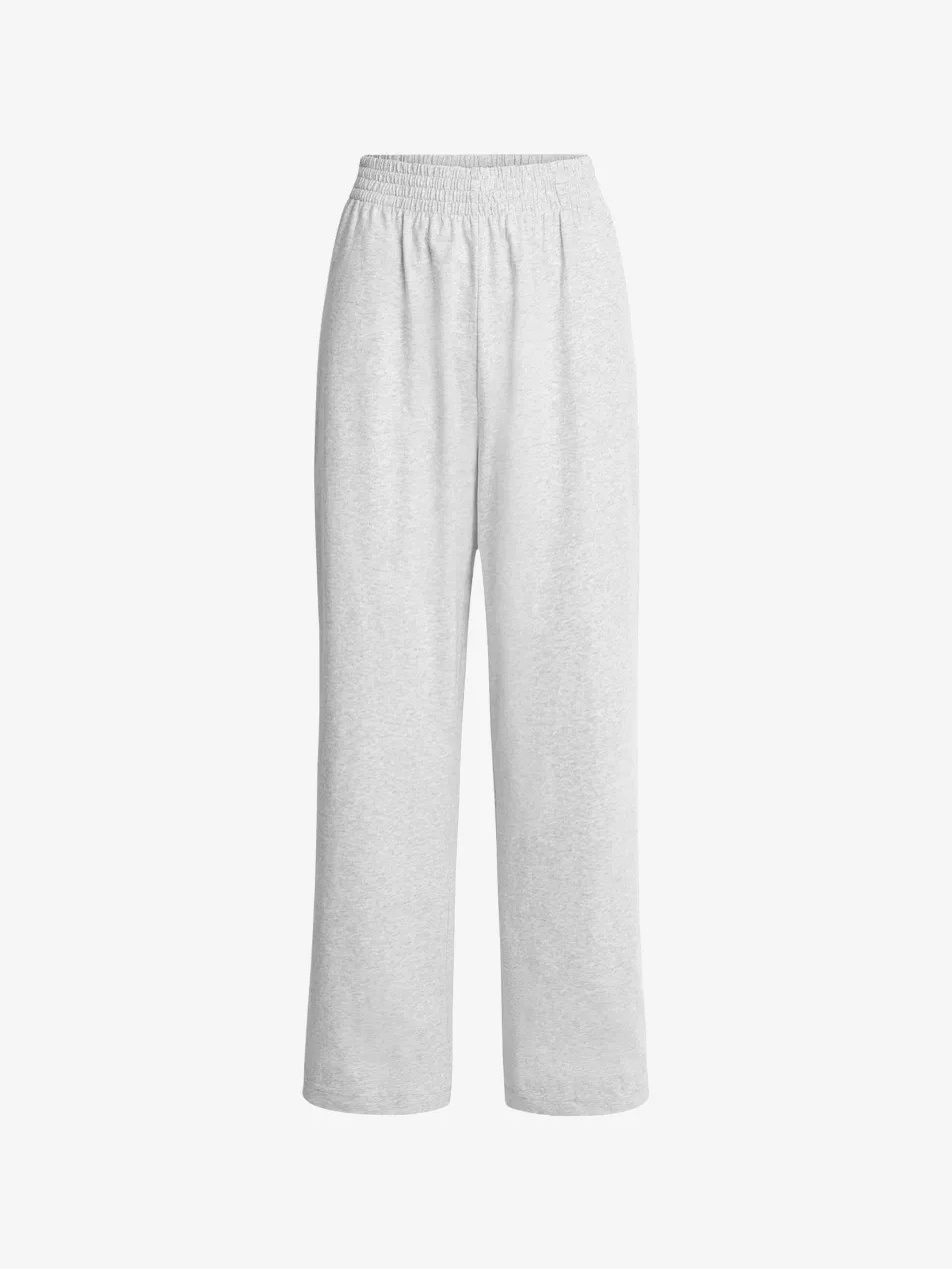 Wide-Leg Cotton-Jersey Trousers | Selfridges