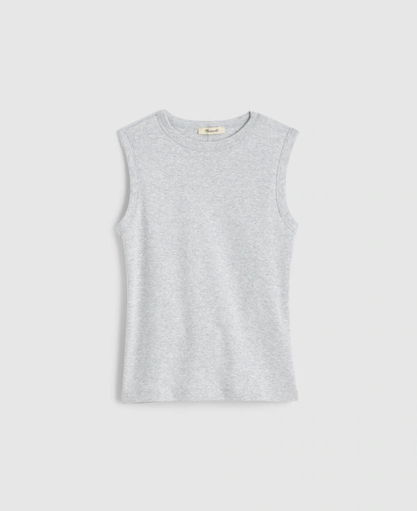 The '90s Shell Tank in Compact Cotton | Madewell