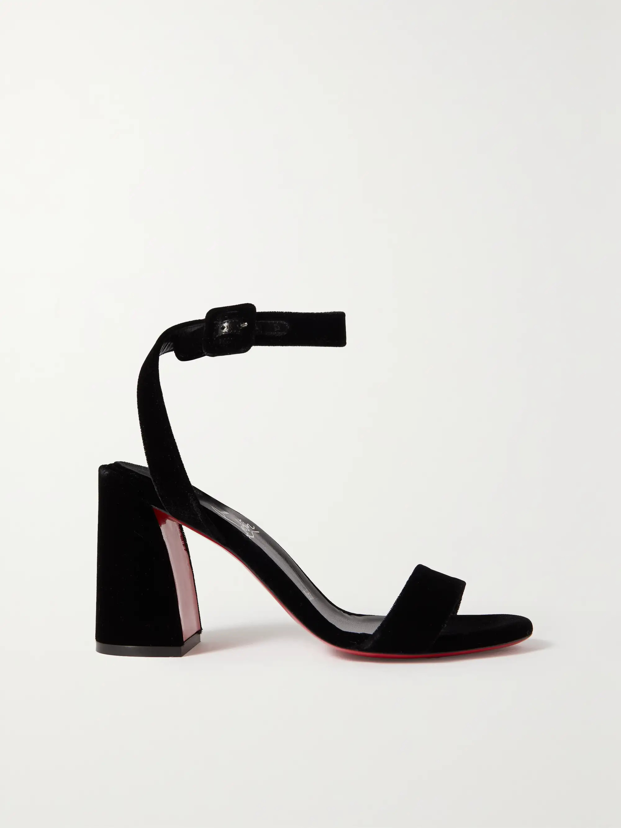 Miss Sabina 85 velvet sandals | NET-A-PORTER (US)