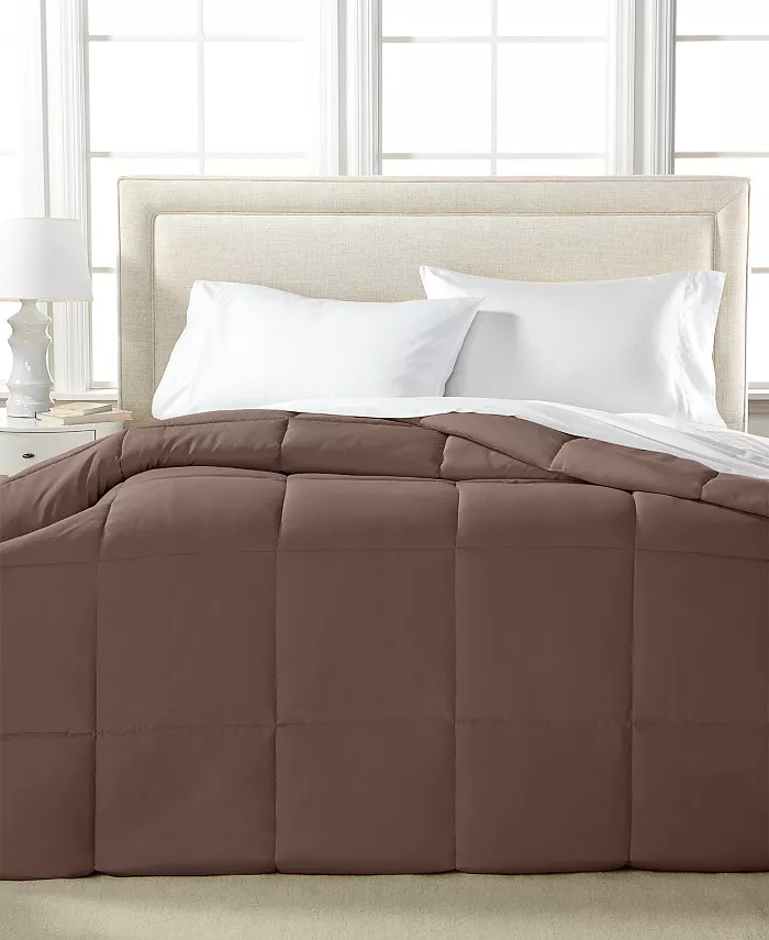 Royal Luxe Color Hypoallergenic Down Alternative Light Warmth Microfiber Comforter, Twin, Created... | Macy's