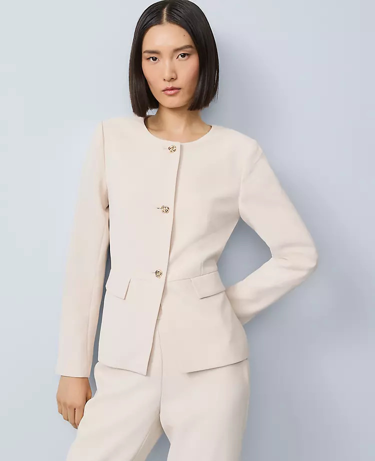 Split Hem Jacket | Ann Taylor