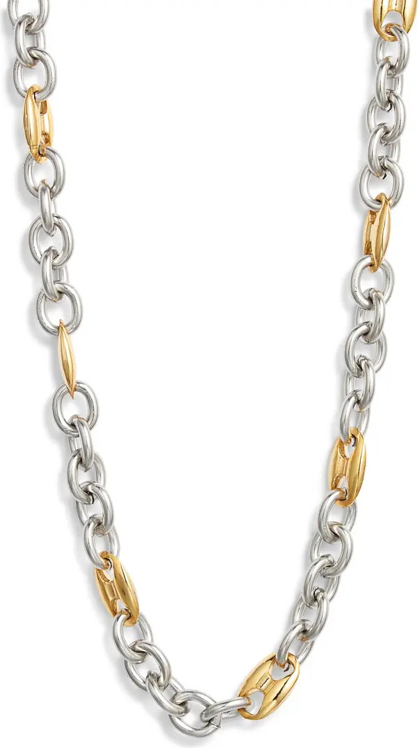 Duotone Mariner Link Necklace | Nordstrom