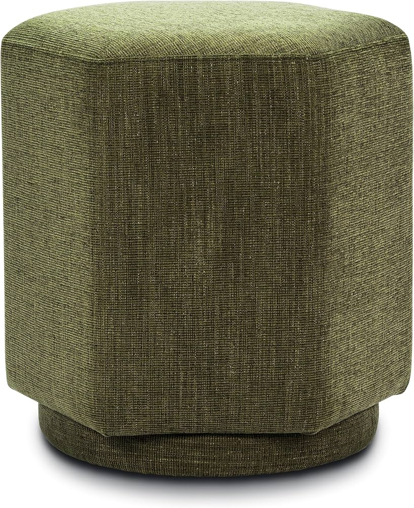POLY & BARK Hexad Ottoman in Moss Green | Amazon (US)
