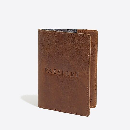 Leather passport case | J.Crew Factory