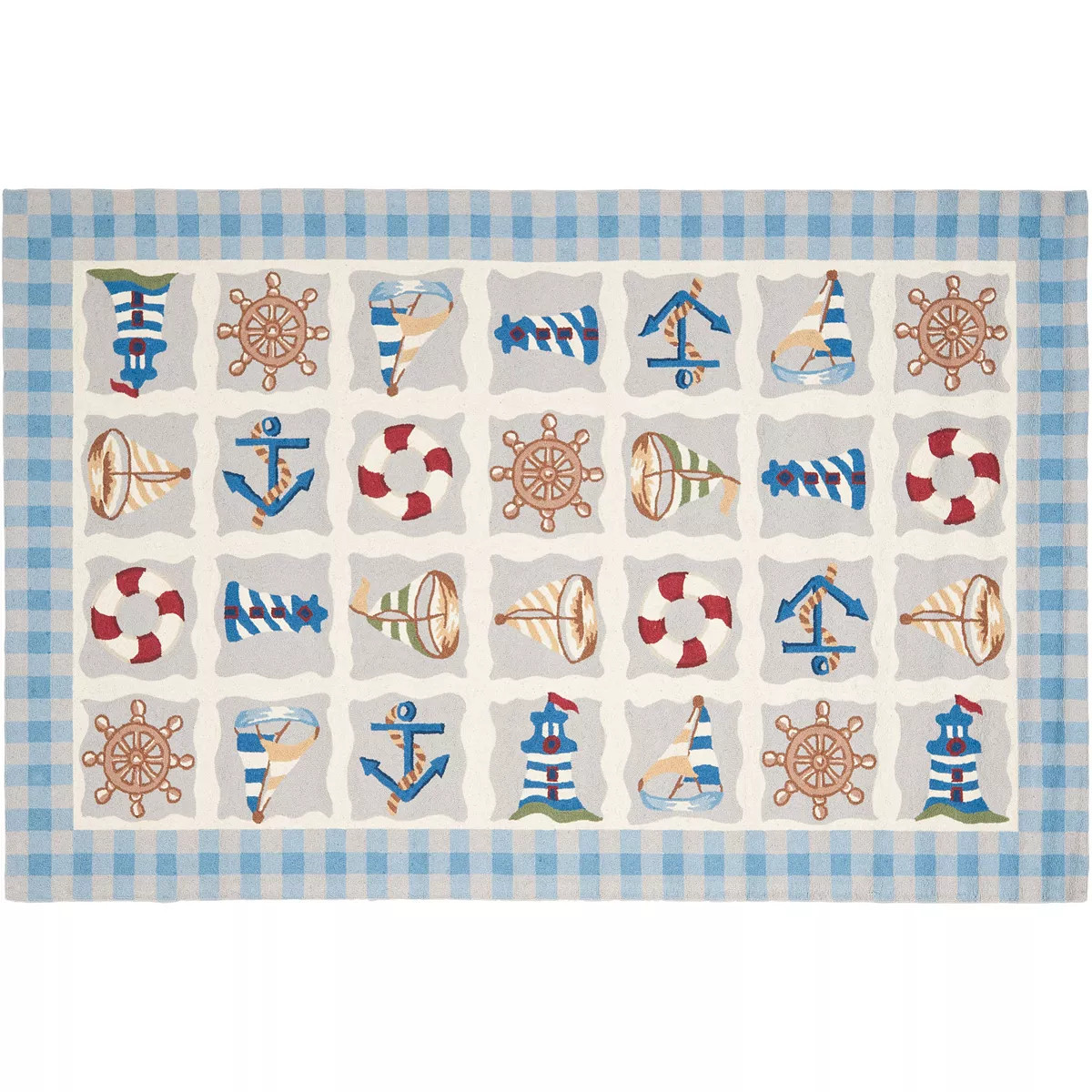 Safavieh Chelsea Nantucket Nautical Hand Hooked Wool Rug | Kohl's