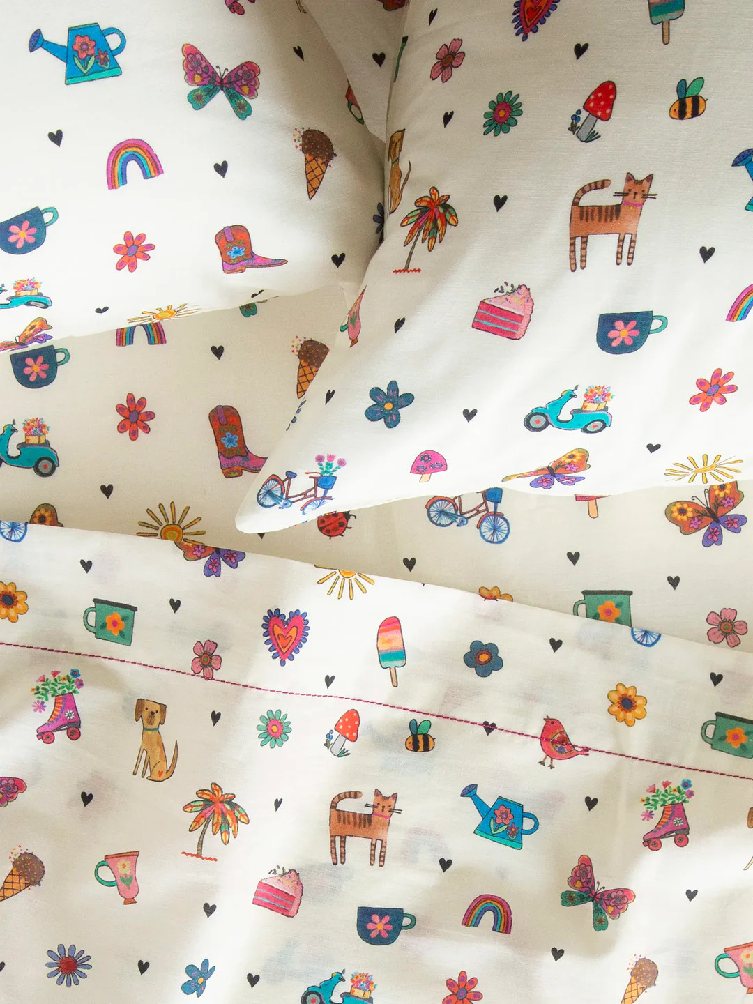 Sooo Soft Cotton Sheet Set - Floral Diamonds | Natural Life