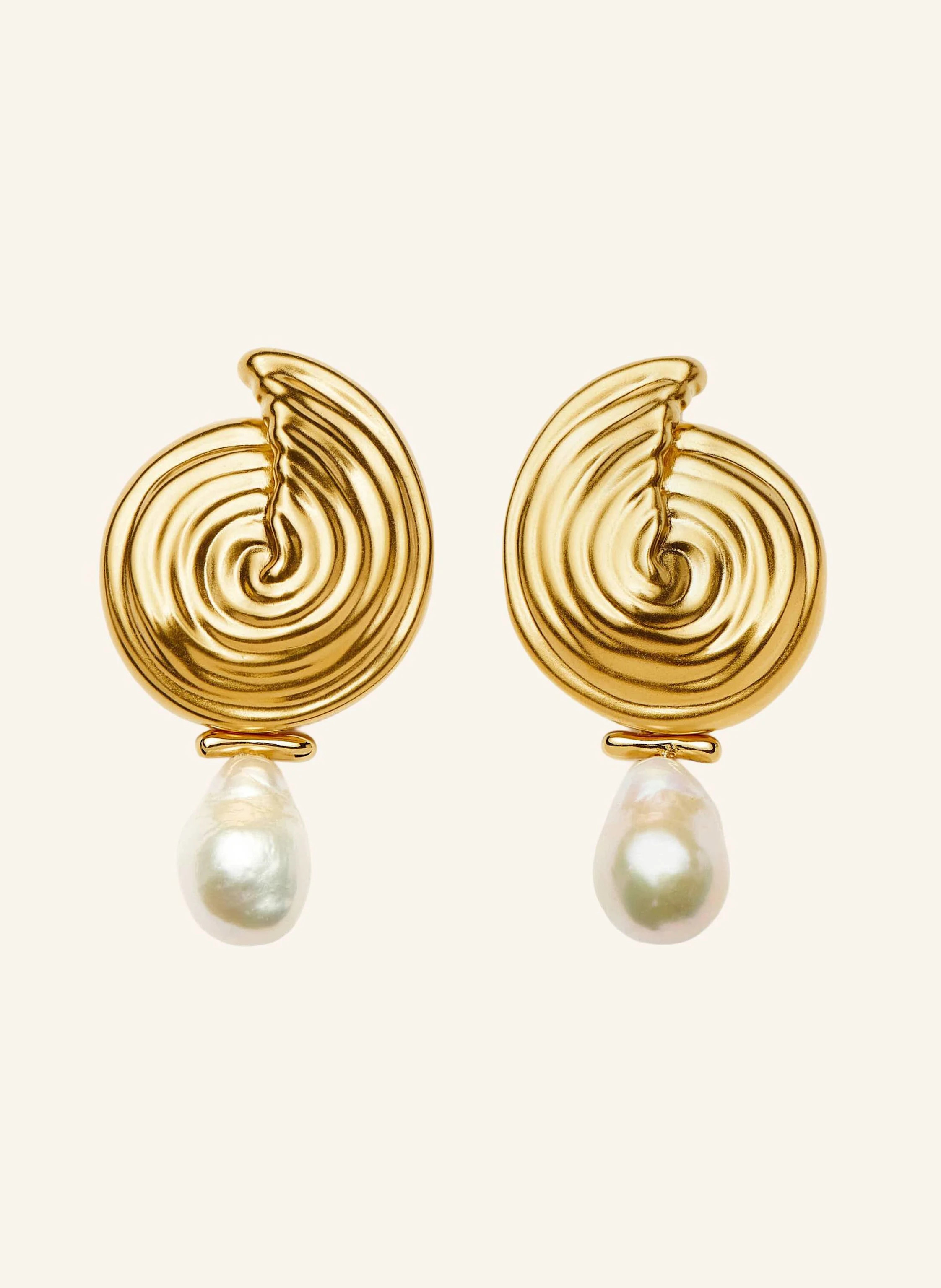Ohrhänger SPIRAL DETACHABLE PEARL DROP EARRINGS by GLAMBOU | Breuninger (DACH)