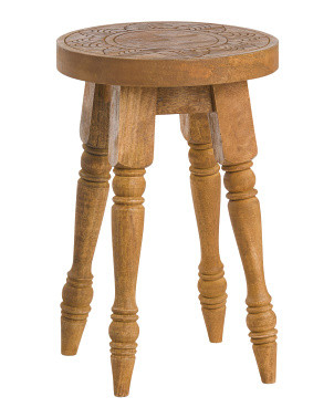 Mango Wood Stool | Bed & Bath | Marshalls | Marshalls