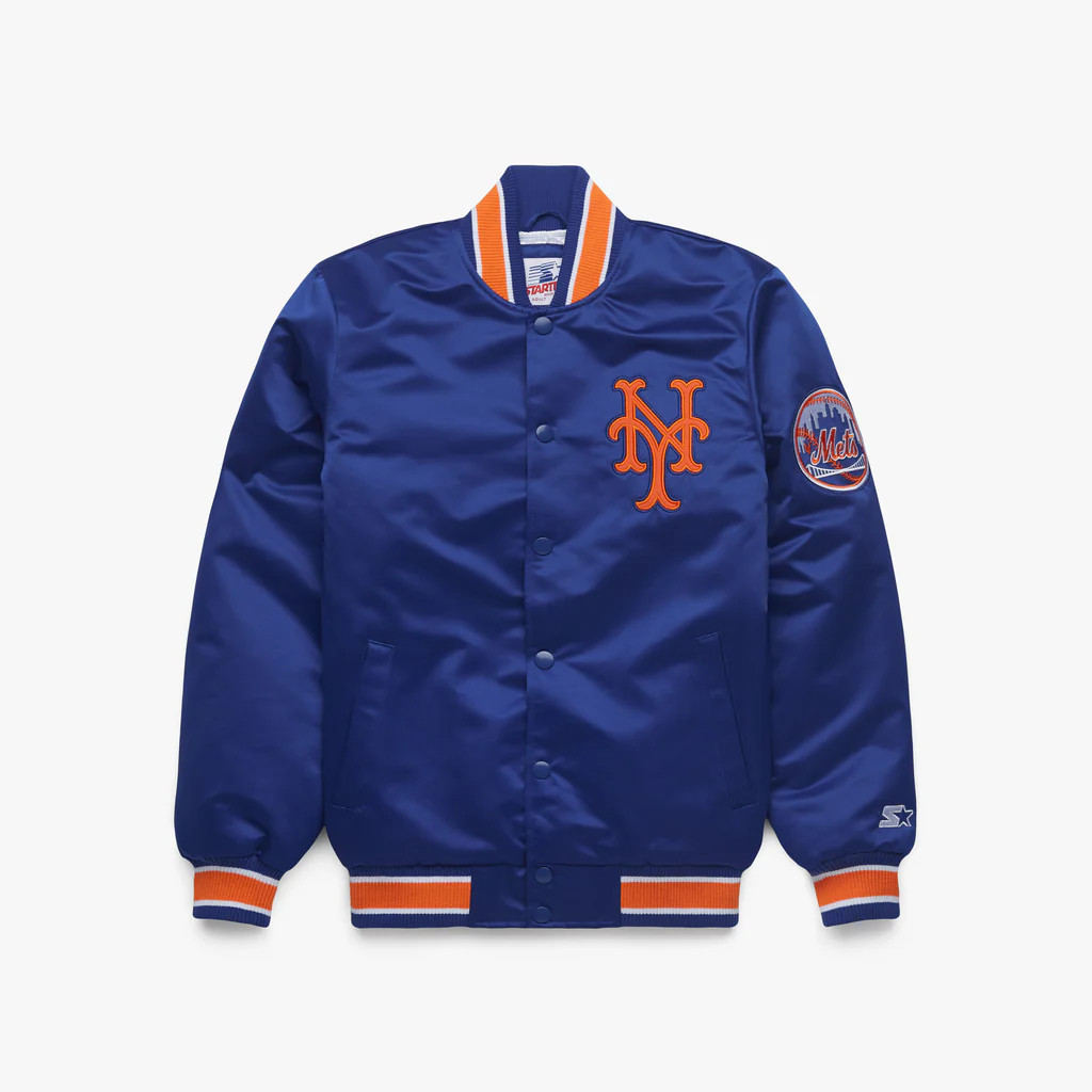 HOMAGE X Starter Mets Heavyweight Satin Jacket | Homage