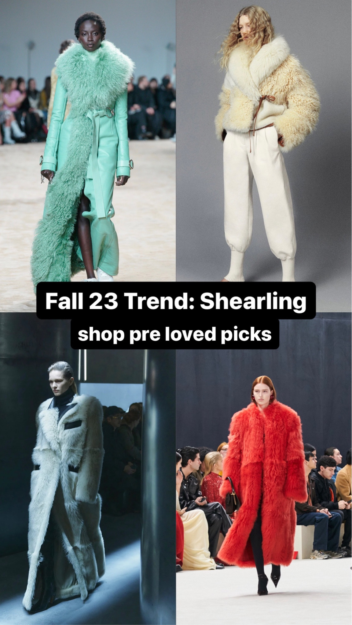 Shearling is one of the big trends from the fall 23 runways, so I’ve rounded up amazing pre owned shearling to shop 

#LTKstyletip