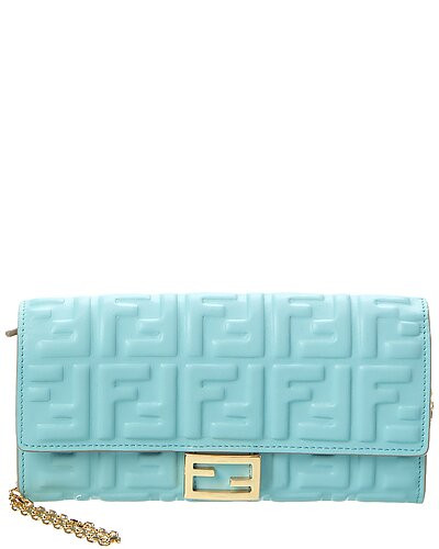 Baguette FF Leather Wallet On Chain | Gilt & Gilt City