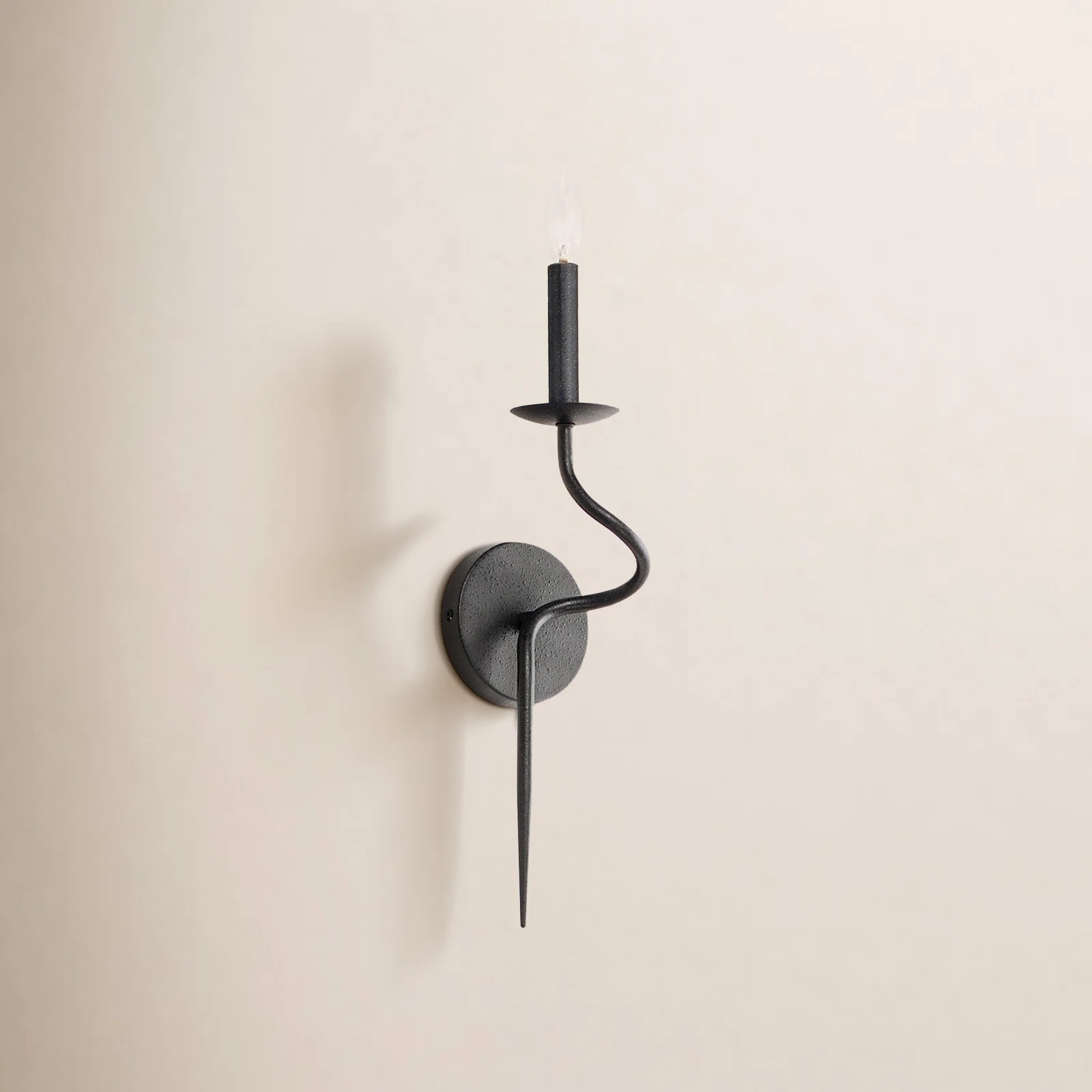 Olivia Iron Candle Wall Light | Wayfair North America
