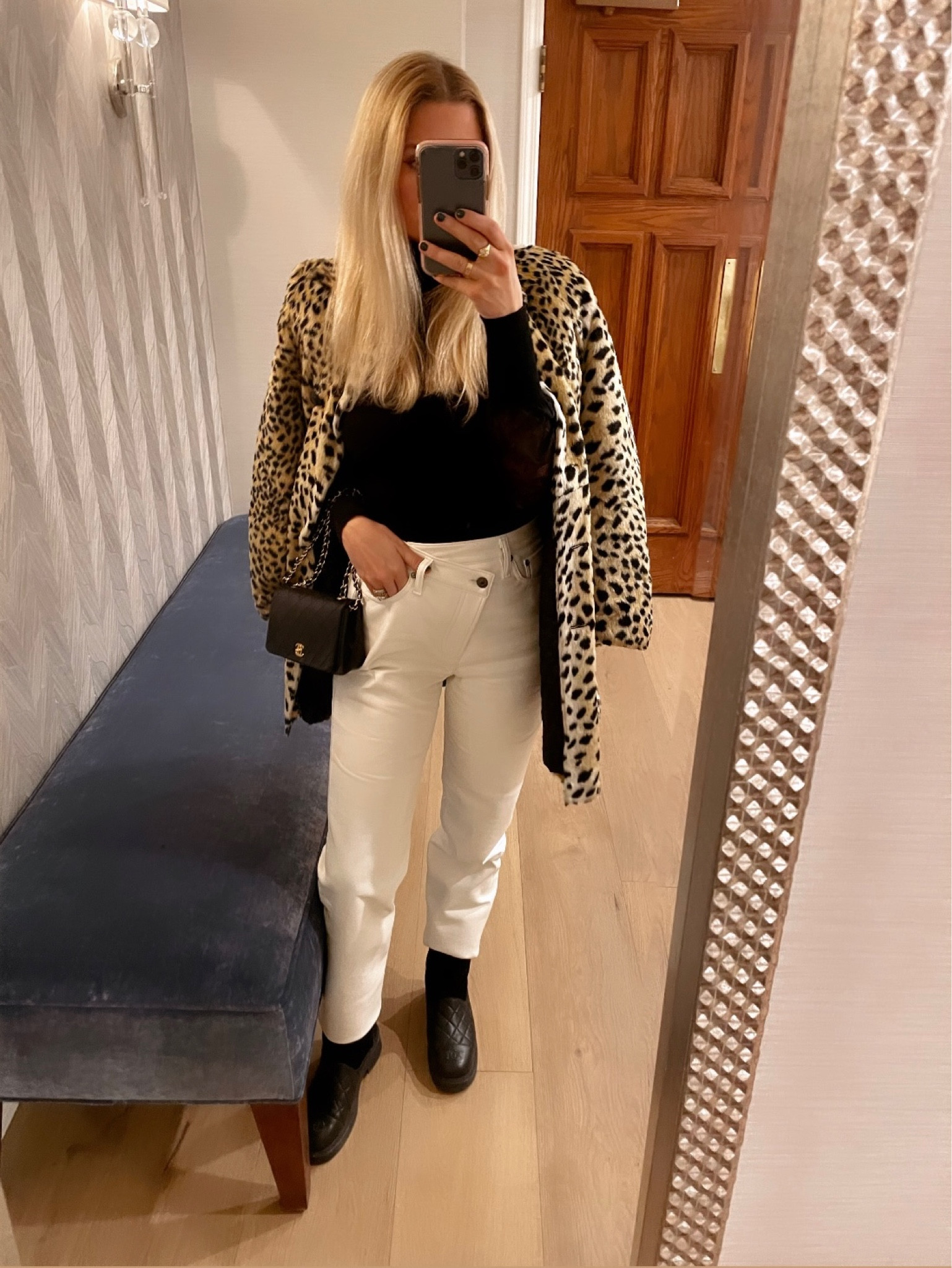 Size down in these pants! 
*chanel boots are sold out but linked similar 
*coat is vintage but linked similar 

#LTKsalealert #LTKstyletip #LTKSeasonal