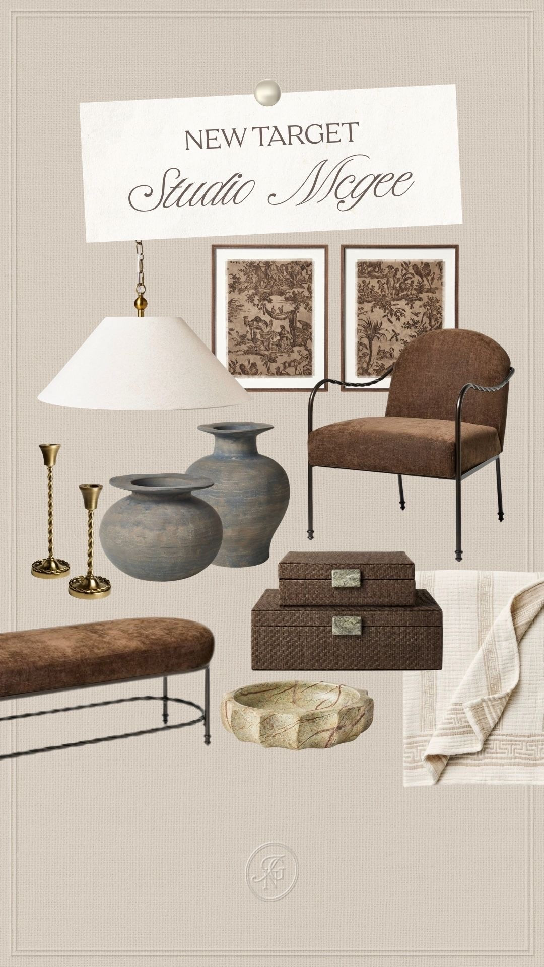 New @Target Studio McGee is here and these are my top picks 🤎

#target #targetpartner #studiomcgee #homedecor #homefinds #bench #chair #decorboxes #throw #catchall #marblebowl #marble #pendant #lightfixture #vases #mcgee #modernorganic

#LTKHome #LTKSeasonal