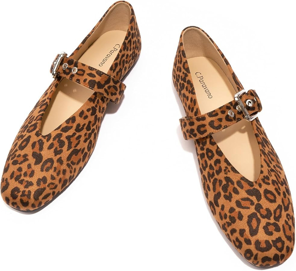 C.Paravano Women's Flats Shoes | Comfortable Slip on Shoes | Ballet Flats Dress Shoes | Round Toe... | Amazon (US)