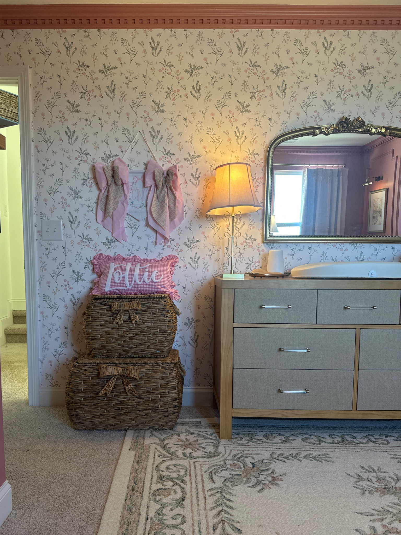 Nursery details 🎀 This dresser is everything I wanted and MORE #nurserydecor #nurseryfurniture #dresser

#LTKBaby #LTKBump #LTKKids