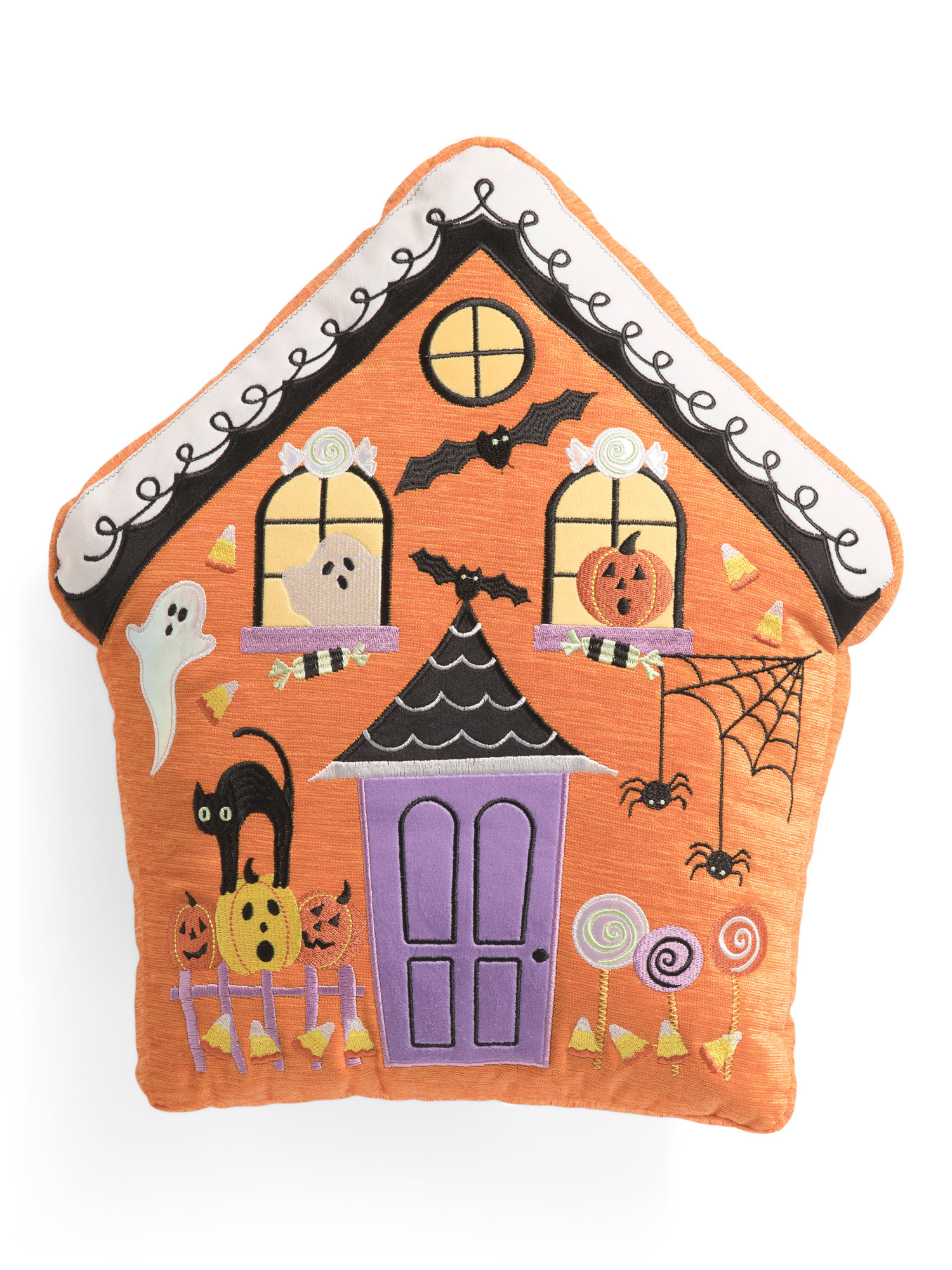17x18 Shaped Spooky House Pillow | Marshalls