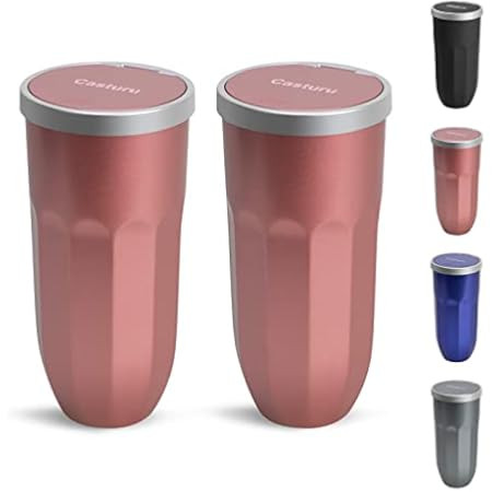 OUDEW Car Trash Can with Push Button Lid New Car Dustbin Diamond Design, Leakproof Vehicle Trash Bin | Amazon (US)