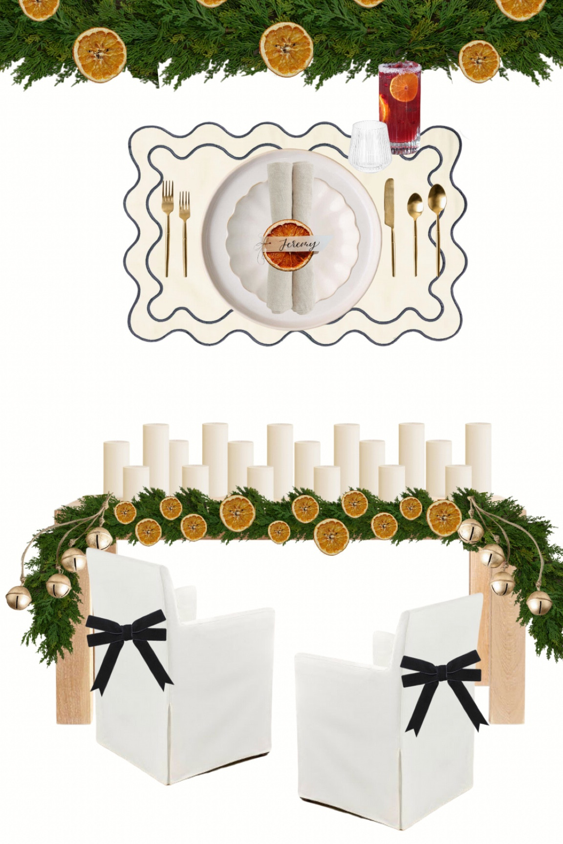 simple holiday table idea 🫶🏼

#LTKHoliday #LTKparties #LTKhome