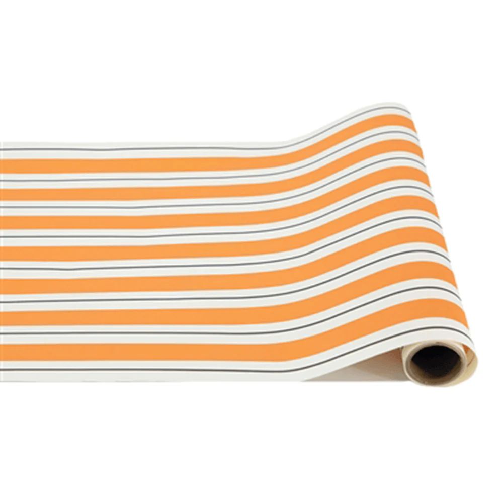 Awning Stripe Paper Runner - Orange & Black | Shop Sweet Lulu