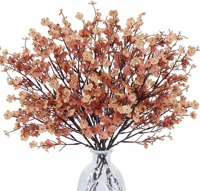 AILANDA Babys Breath Artificial Flowers Faux Gypsophila Bouquet Real Touch European Fake Fall Sil... | Amazon (US)